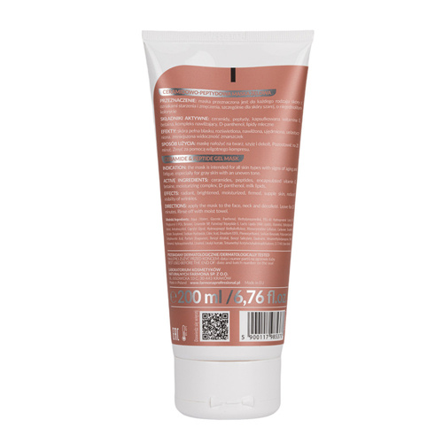 Maska żelowa do twarzy ceramidowo-peptydowa Farmona Aesthetic Glow 200ml