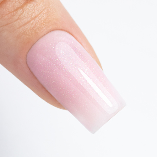 10+1gratis Baza kauczukowa elastyczne paznokcie S.O.S. Antidotum Molly Nails Sparkling Mousse 10g