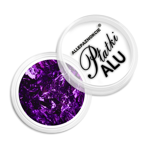 Pyłek do paznokci metaliczne Płatki Alu Allepaznokcie 0,2 g Nr 8