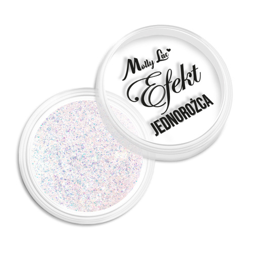 Pyłek do paznokci MollyLac Efekt Jednorożca unicorn 0,3 g