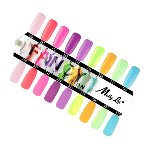 Wzornik MollyLac Fancy Fashion połysk i mat 9 Kolorów