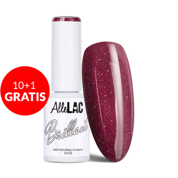 10+1gratis Lakier hybrydowy AlleLac Brillant HEMA/Di-HEMA Free 5g Nr 137