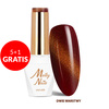 5+1gratis Lakier hybrydowy LED/UV Gel Polish Cat Eye Seduction Nr 243 Burnt Ruby Molly Nails HEMA/Di-HEMA Free 8g