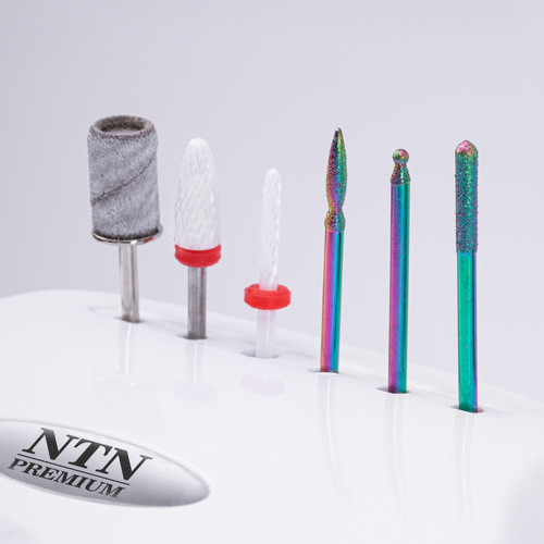 Frezarka do paznokci 65W NTN Premium do manicure pedicure biała DM202 35 000 obrotów