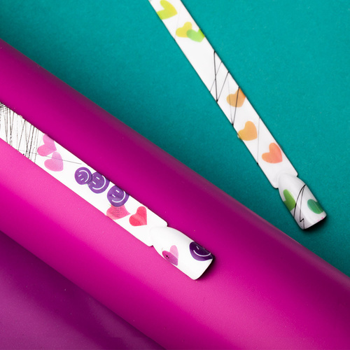 Naklejki do paznokci cienkie samoprzylepne serduszka Nr 1021