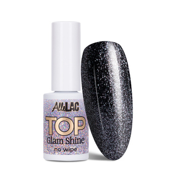 Top Glam Shine no wipe AlleLac Silver 7g
