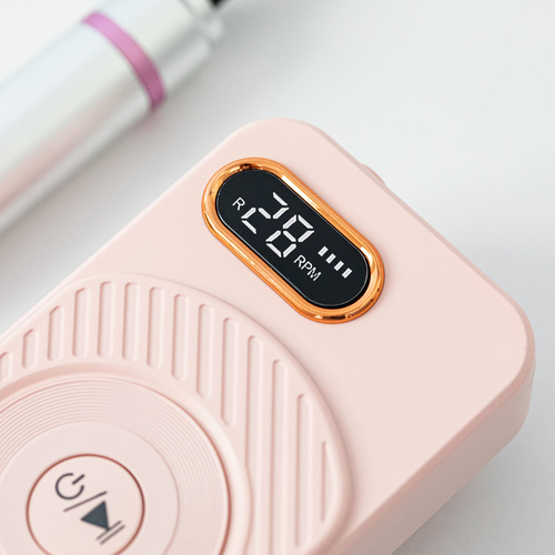 Frezarka do paznokci 50W No Name do manicure pedicure różowa 110 45 000 obrotów