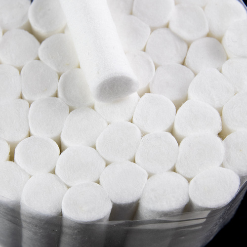 Separatory wałeczki bawełniane do pedicure MollyLac (dł. 38 mm śr. 8 mm) 20 paczek po 50 szt 1000 szt