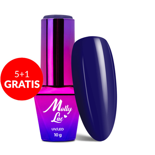 5+1gratis Lakier hybrydowy MollyLac Inspired by you Secret 10g Nr 57