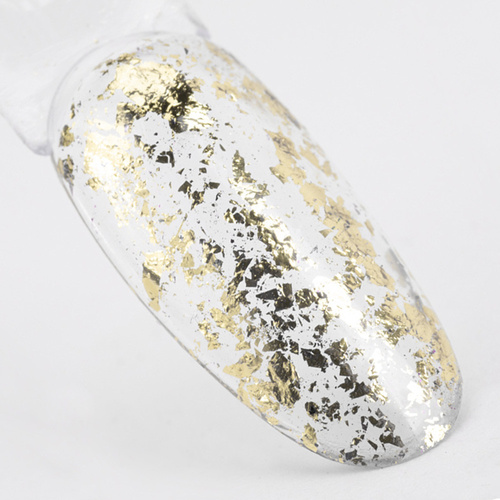 Pyłek do paznokci metaliczne MollyLac Płatki Alu 0,2 g Nr 12