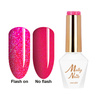 5+1gratis Lakier hybrydowy Molly Nails Flashing Lights Neon Hippie Bling HEMA/Di-HEMA Free 8g Nr 644