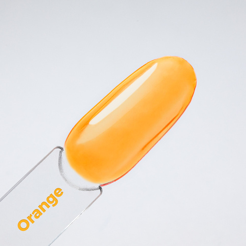 Kolorowy top bez przemywania top no wipe Crystal Glass Molly Nails Orange HEMA/Di-HEMA Free 10g