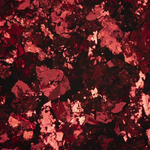 Pyłek do paznokci metaliczne MollyLac Płatki Alu pasjonująca czerwień 0,2 g Nr 5