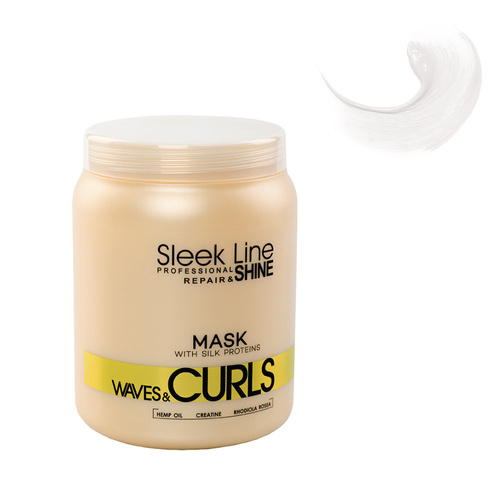 Maska do włosów kręconych Stapiz Sleek Line Waves&Curls 1000ml