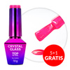 5+1gratis Kolorowy top bez przemywania top no wipe Crystal Glass Molly Nails Pink HEMA/Di-HEMA Free 10g
