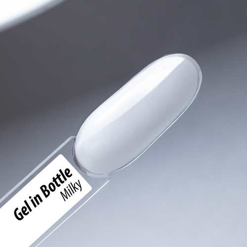 10+1gratis Żel budujący w butelce z pędzelkiem Gel in Bottle Molly Nails Pro Salon Milky HEMA/Di-HEMA Free 15g