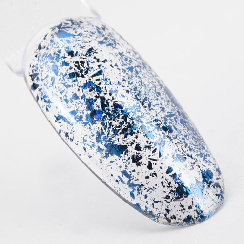 Pyłek do paznokci metaliczne Płatki Alu Allepaznokcie olśniewający błękit 0,2 g Nr 6