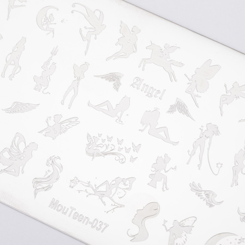 Blaszka do stempli ze wzorkami Mouteen Nr 037