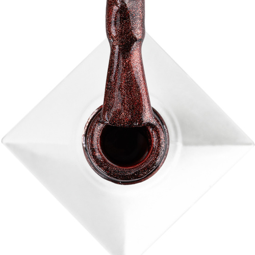 5+1gratis Lakier hybrydowy LED/UV Gel Polish Reds Cat Eye Red Nr 236 Molly Nails HEMA/Di-HEMA Free 8g