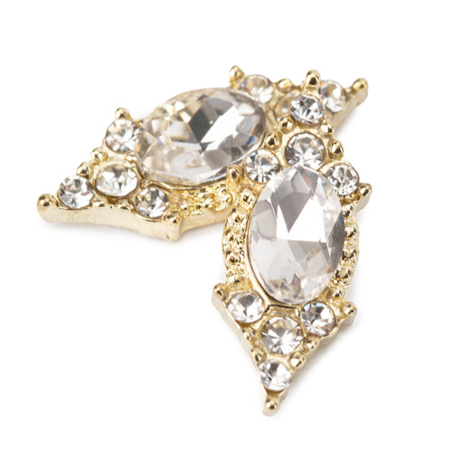 Ozdoby do paznokci kryształki 3D Molly Nails Nr 1 10 szt