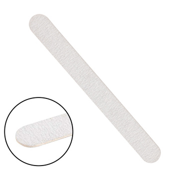 Pilnik do paznokci prosty slim 100/180 zebra organic drewniany No Name