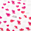 Naklejki do paznokci samoprzylepne walentynkowe serca CA-856