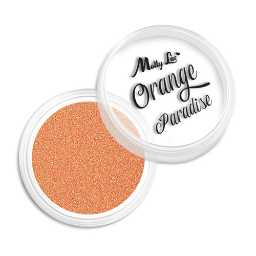 Pyłek do paznokci Orange Paradise MollyLac 1 g Nr 1