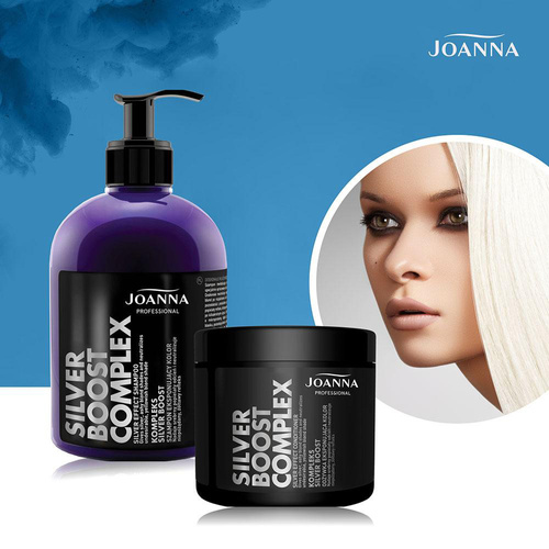 Szampon eksponujący kolor Joanna Silver Boost Complex 500g