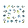 Naklejki wodne do paznokci kwiaty BN-871