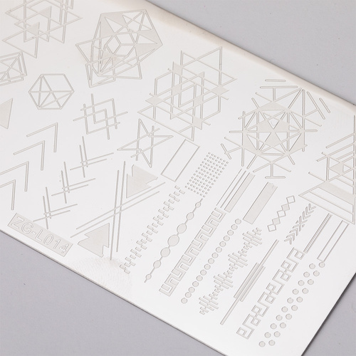 Blaszka do stempli ze wzorkami ZG-L014