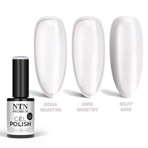Lakier hybrydowy LED/UV Gel Polish Whites Nr 474 Limited Edition NTN Premium HEMA/Di-HEMA Free 5g