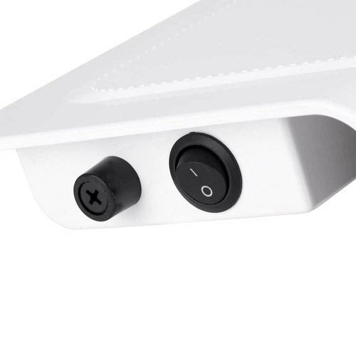 20sztuk Workowy pochłaniacz do pyłu 1-wiatrakowy 40W AlleLac biały 858-2A