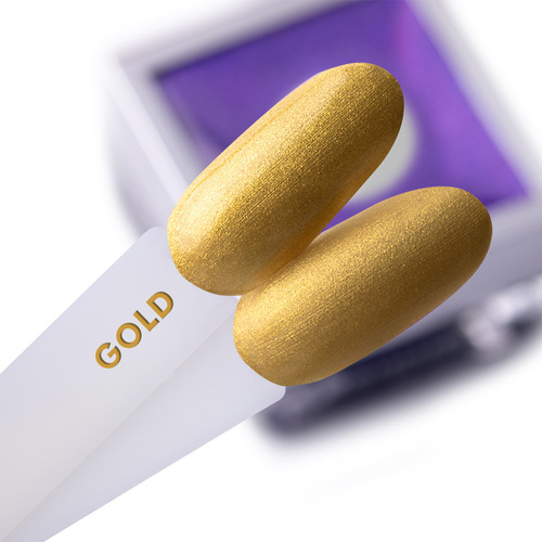 Żel do zdobień Artistic Gel paint gel ombre ornamenty Allepaznokcie Art Gold Złoty HEMA /Di-HEMA free 5g Nr 3