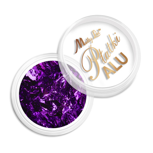 Pyłek do paznokci metaliczne MollyLac Płatki Alu 0,2 g Nr 8