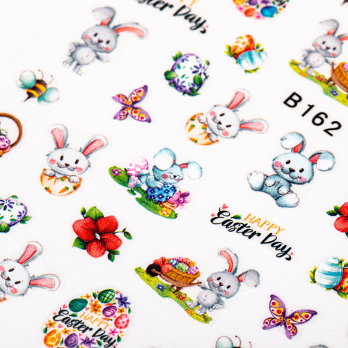 Naklejki do paznokci samoprzylepne wielkanocne B162