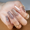 5+1gratis Lakier hybrydowy Molly Nails Flashing Lights Bitter Brown HEMA/Di-HEMA Free 8g Nr 564