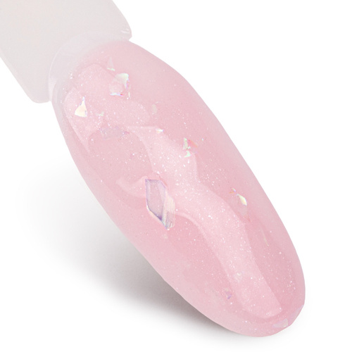 5+1gratis Lakier hybrydowy MollyLac Sparkling French Romantic glow HEMA/Di-HEMA Free 10g Nr 704