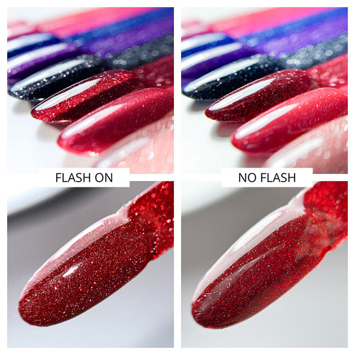 Lakier hybrydowy Molly Nails Duo Flashing Lights Deep Desire HEMA/Di-HEMA Free 8g Nr 605