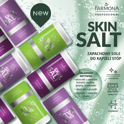Sól do kąpieli stóp Farmona Skin Salt Forest Fruits 1400 g