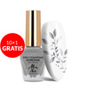 10+1gratis Lakier do stempli i stampingu Molly Nails PRO Stamping Chrome srebrny silver 10ml