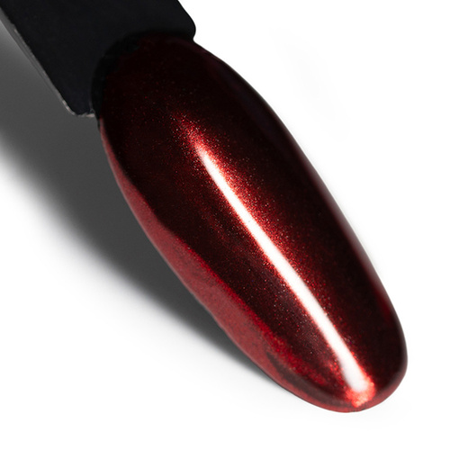 Pyłek lustrzany efekt do zdobień paznokci Glass Effect AlleLac Red Nr 3