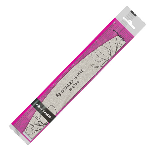 Pilnik mineralny do paznokci łódka półksiężyc 100/180 Staleks Expert 40