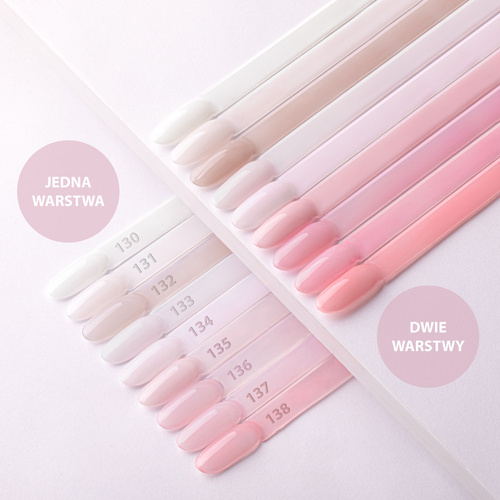 Lakier hybrydowy Molly Nails French Manicure Pink Nude HEMA/Di-HEMA Free 8g Nr 135