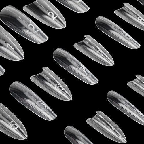 50sztuk Podwójne kanapkowe dual formy do budowy paznokci Sandwich dual forms owal 15 rozmiarów 240 szt