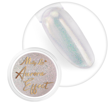 Pyłek do paznokci MollyLac Aurora Mirror Glow 0,3 g Nr 4