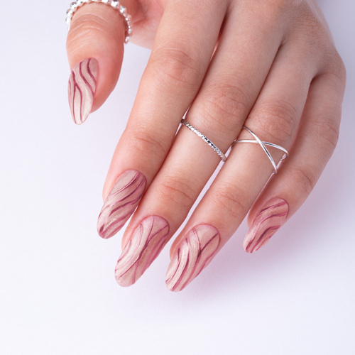 Lakier hybrydowy Molly Nails Crystal Water Cat Eye 8g Nr 164