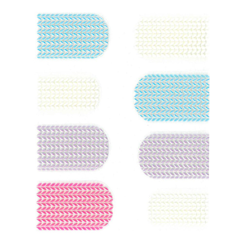 Naklejki do paznokci 5D samoprzylepne wzory ornamenty Nr 39