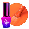 Baza kauczukowa z kolorem 2w1 neonowa do szybkiego manicure i pedicure Fluo Rubber Base 2in1 MollyLac Mambo Mix 10 gram Nr 7