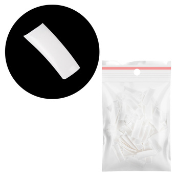 Tipsy białe krótka kieszonka uzupełnienie rozmiarów nr 5. 60 szt.