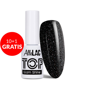 10+1gratis Top Glam Shine no wipe AlleLac Moonstone 5g